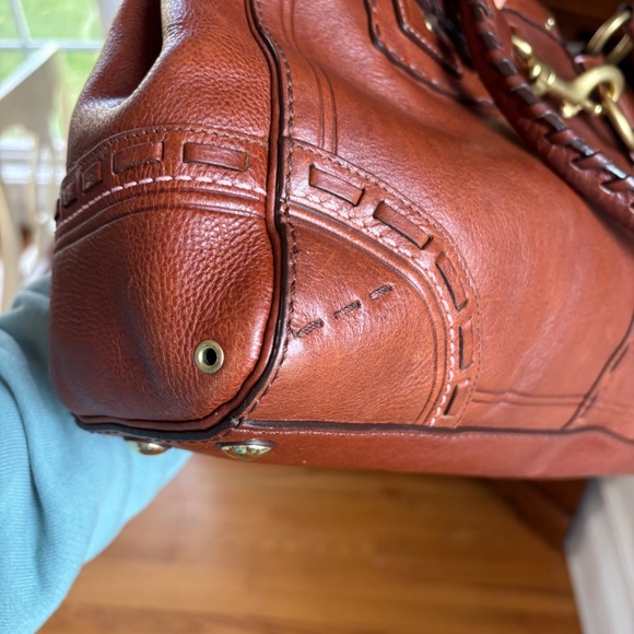 Vintage Coach Hamptons Satchel, Limited Edition in Whiskey Brown Style 9290 - Picture 14 of 17